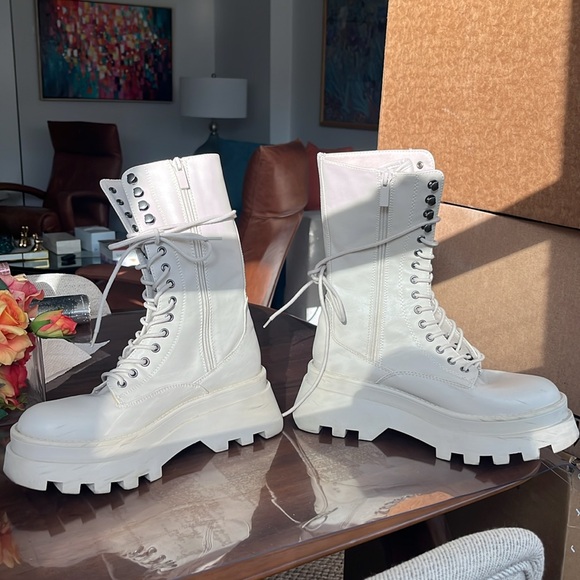 Pull & Bear platform combat boots - Picture 2 of 5